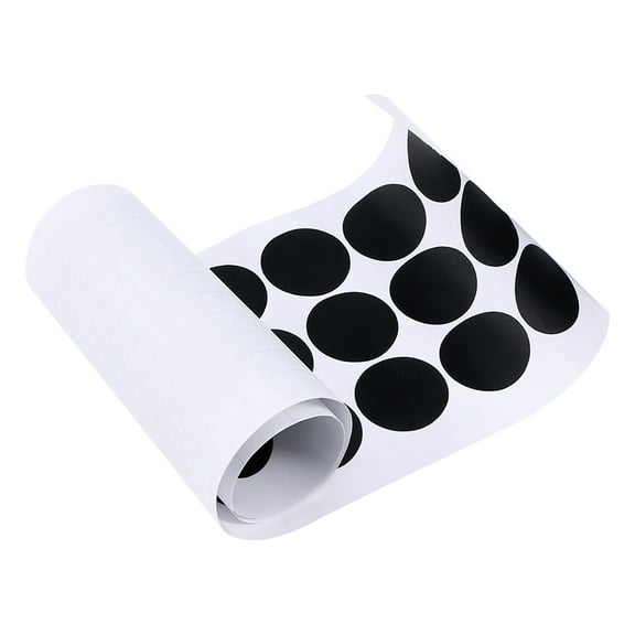 LOLIPPYY 108pcs Adhesive Wall Decals for Kids Black PVC Removable Bedroom Wall Decoration