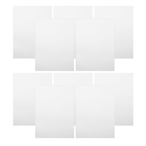 LOLIPPYY 10PCS Blank Engraving Plates Heat Transfer Aluminum Plates for DIY Projects and Home Decor