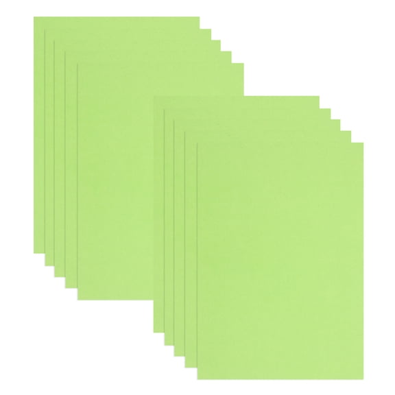 LOLIPPYY 10PCS Colored Card Papers Green for Card Making and Die Cutting Projects