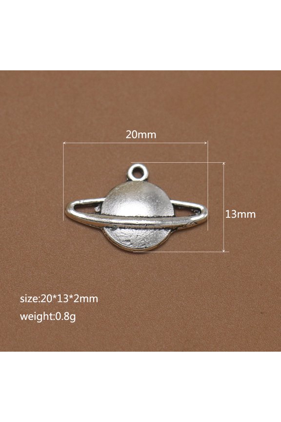 10PCS Jewelry Pendant Charm Shape Silver Vintage Design DIY Jewelry Making for Friends