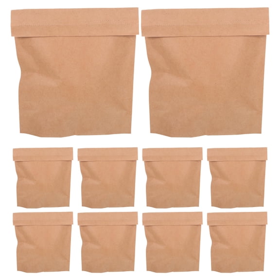 LOLIPPYY 10-Pack Kraft Paper Mailing Bags for Clothing Packaging and Shipping, Envelopes for Secure