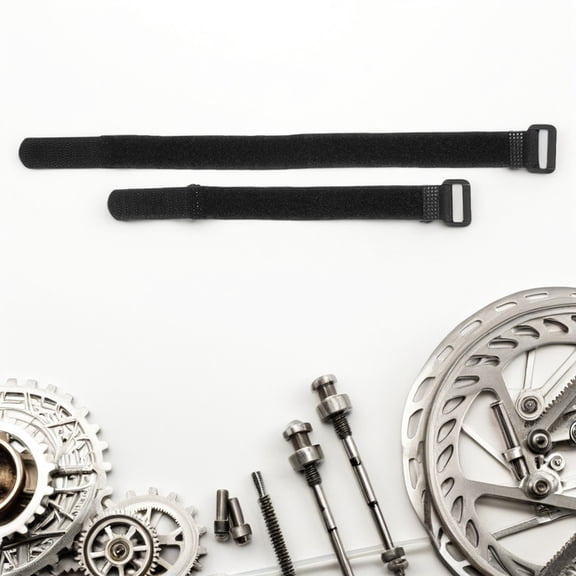 LOLIPPYY 10PCS Transporting Bicycle Wheel Straps Black Nylon for Stability and Safety