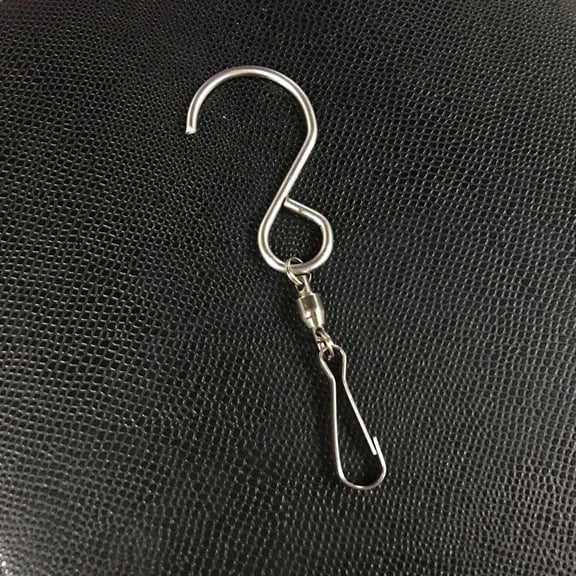 LOLIPPYY 10Pack Multi Use Display Hooks with 360 Degree Swivel Function Made from Rust Resistant Stainless Steel