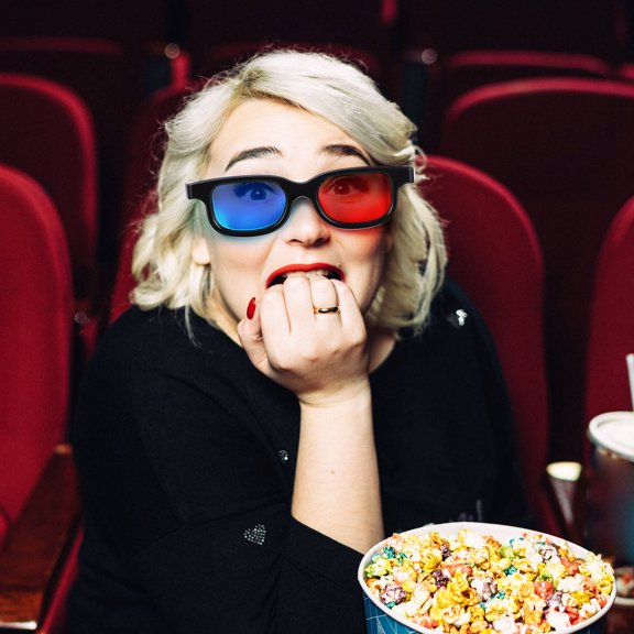 LOLIPPYY 10Pcs 3D Glasses with Nose Pads for Enhanced Movie Experience on Computers and Tvs