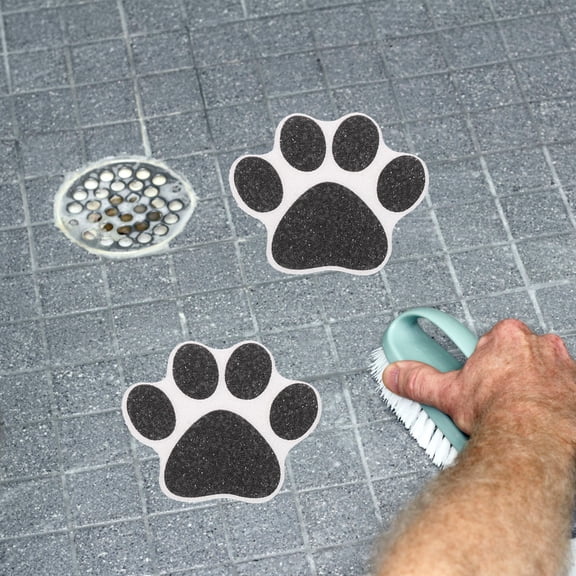 LOLIPPYY 10-Pack Anti- Shower Stickers with Adhesive Decals for Bathtub, Kitchen, Pool, and Wet Safety