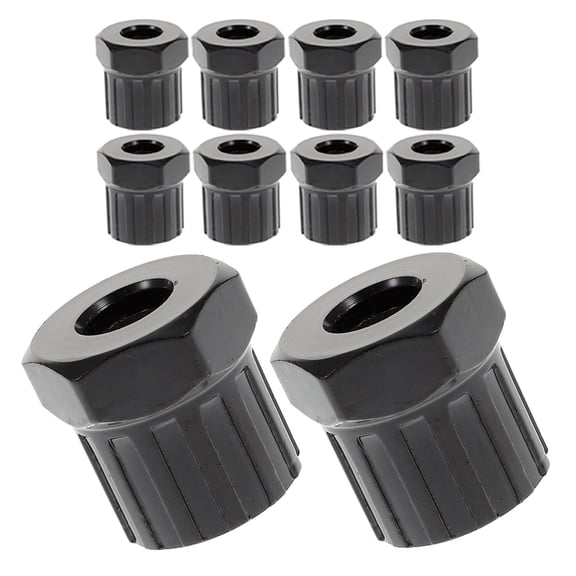 LOLIPPYY 10Pcs Bike Freewheel Removal Tool Professional Black Mountain Bike Cassette Maintenance Set