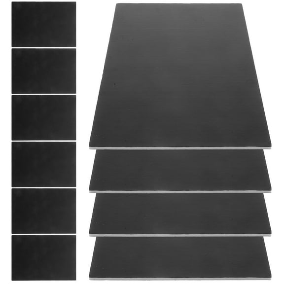 LOLIPPYY 10Pcs Black Blank Foam Board for Project Display and Hand Carving Craft Material