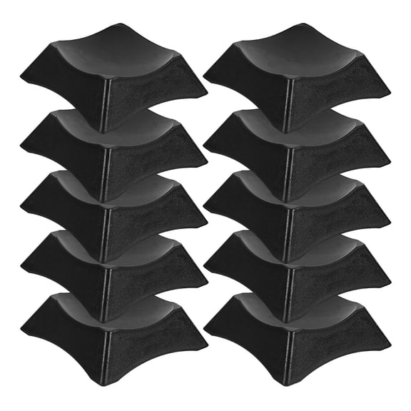 LOLIPPYY 10Pcs Black Crystal Ball Stand for Sports Balls Basketball Football Store and Display