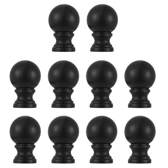 LOLIPPYY 10Pcs Black Floor Lamp Knob Lighting Accessory with Professional Structure
