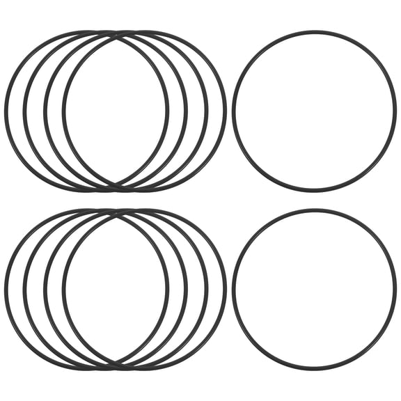 LOLIPPYY 10Pcs Black Metal Hoops for DIY Dream Catcher and Macrame Crafts Floral Wreath Frames