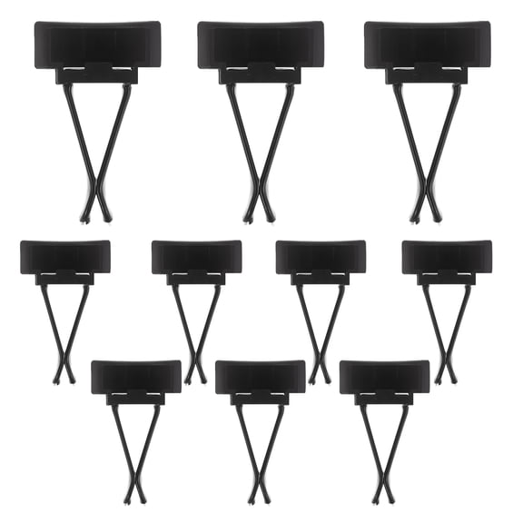 LOLIPPYY 10Pcs Black Plastic Car Vent Clips Easy Install Air Freshener Holder for Cars