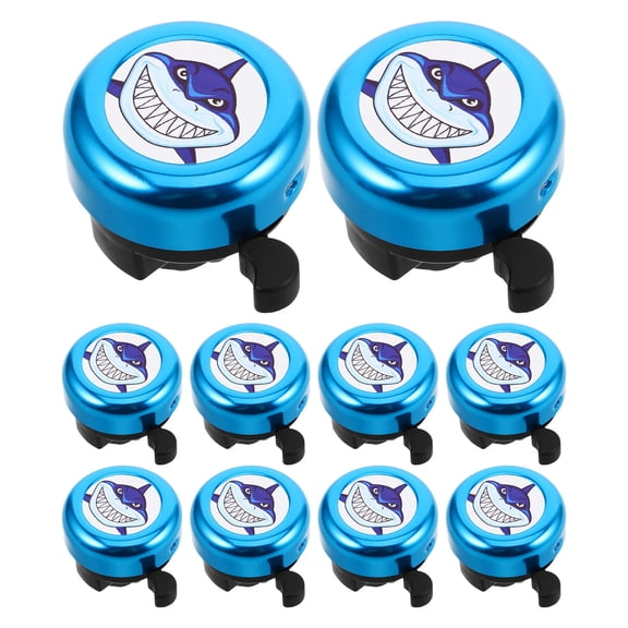 LOLIPPYY 10Pcs Blue Bike Bell for Balance Bikes with Easy Installation and Durable Aluminum Alloy