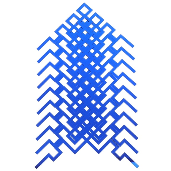 LOLIPPYY 10Pcs Blue Decorative Mirror Border Stickers for Wall Corner with Easy Installation