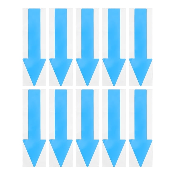 LOLIPPYY Waterproof Blue Directional Stickers for Decor Peel and Stick 10Pcs
