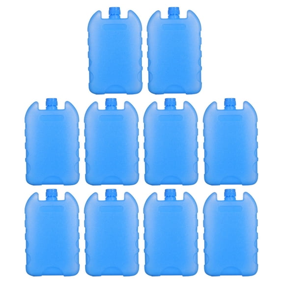 LOLIPPYY 10Pcs Blue Ice Packs for Cooler Use Reusable Pe Material with Sealed Leak Proof Design