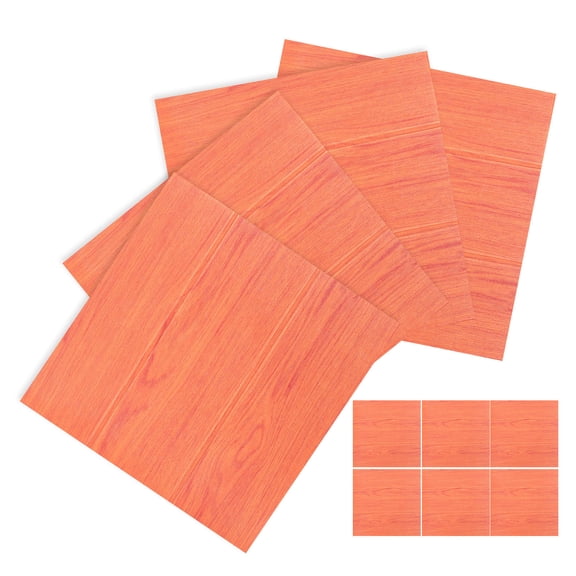 LOLIPPYY 10Pcs Brown Peel and Stick Brick Wall Panels with 3D Effect for Living Room and Kitchen