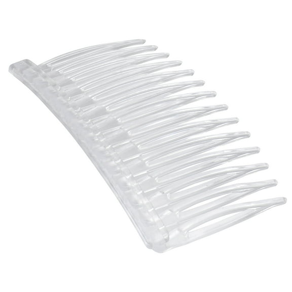 LOLIPPYY 10-Pack Clear Plastic Hair Side Combs Invisible Styling Clips for Secure Elegant Hairstyles