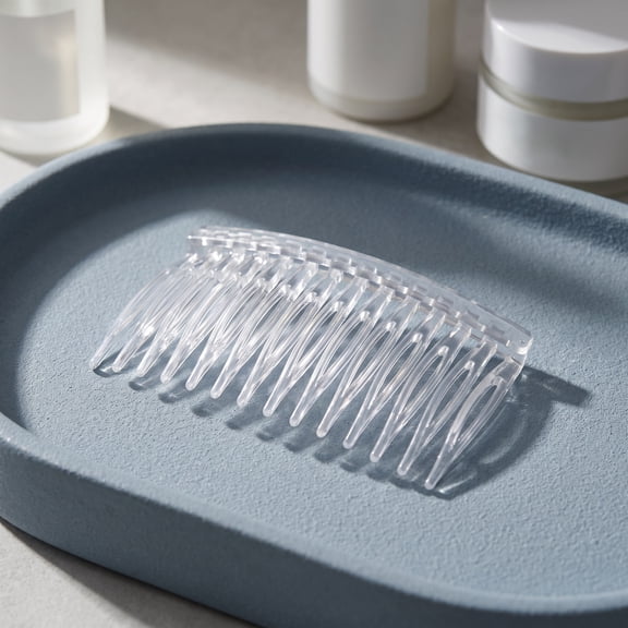 LOLIPPYY 10-Pack Clear Transparent Side Hair Combs, Decorative and Stylish Hair Pins for Everyday Use