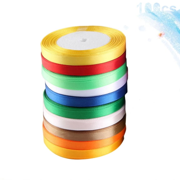 LOLIPPYY Satin Ribbon Polyester for Wrapping, Party Decorations, Craft Projects and Crafts