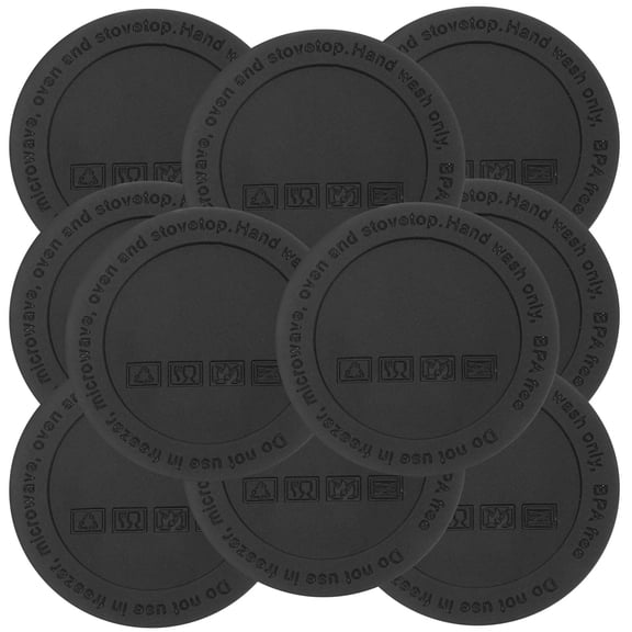 LOLIPPYY 10Pcs Daily Use Anti- Tea Cup Pads Silicone Protective Cup Mats