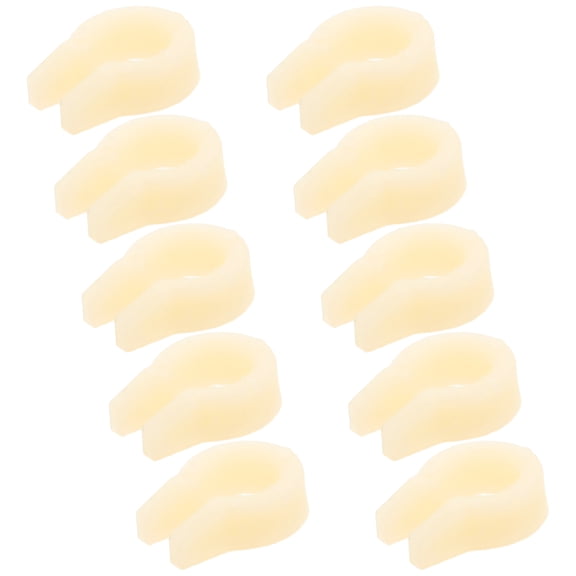 LOLIPPYY 10Pcs Door Hinge Spacer for Refrigerator and Freezer with Easy Installation in Beige Plastic Material