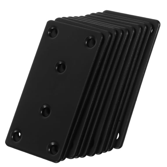 LOLIPPYY 10Pcs Flat Joining Brackets for Kitchen Cabinet Shelf Support and Reinforced Stability