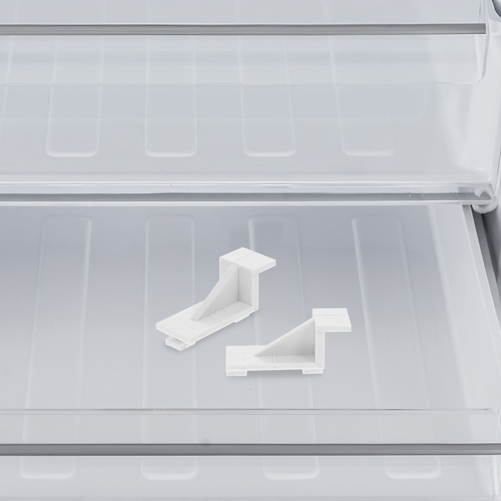 LOLIPPYY 10Pcs Freezer Racks Shelves for Top Freezer White Plastic ...