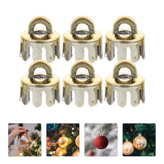 LOLIPPYY 10-Pack Plastic Caps Covers for Christmas Ornaments Hanging Decorations