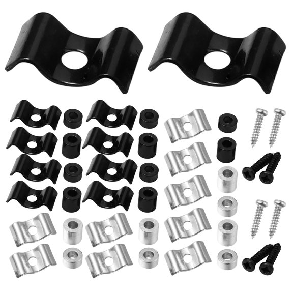 LOLIPPYY 10Pcs Guitar String Tree Retainer Set Assorted Color Universal Fit for Electric and Bass Guitar Headstock