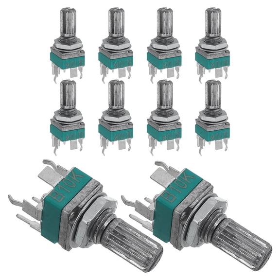 LOLIPPYY 10Pcs High Precision Potentiometers Adjustable Resistance for Audio Amp Repair and Electronic Production