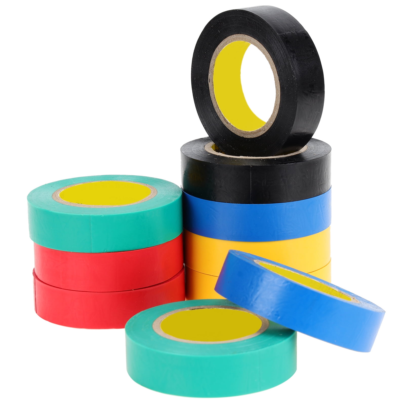 LOLIPPYY 10Pcs Industrial PVC Electrical Tape for Motor Capacitors Wire ...