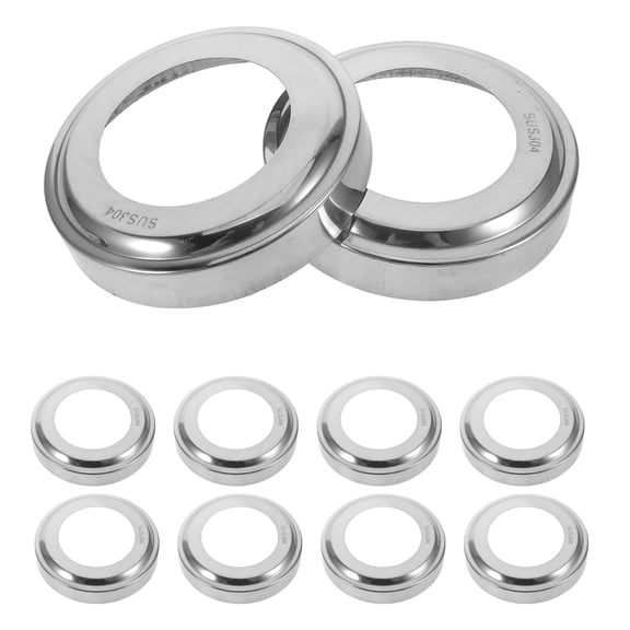 LOLIPPYY 10Pcs Inground Pool Ladder Hole Caps with Antislip Surface for Safe Ladder Use and Aesthetic Upgrade