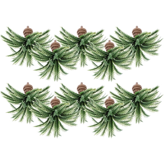 LOLIPPYY 10Pcs Landscape Tree Model Green Plastic DIY Craft Addition for Artists Micro Landscape