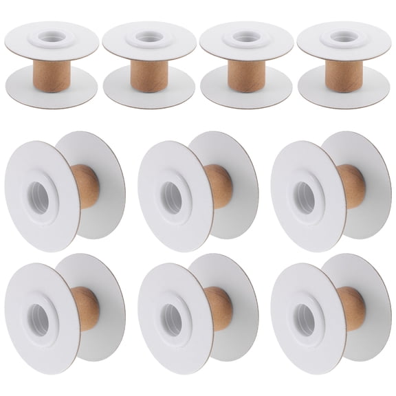 LOLIPPYY 10Pcs Lightweight Ribbon Storage Organizer Paper Spools for Home Thread and Wire Use