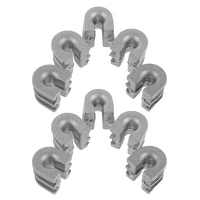 LOLIPPYY 10Pcs Plated Silver Trimmer Head Line Guide Insert for Easy Installation Compatible with Grass Trimmer