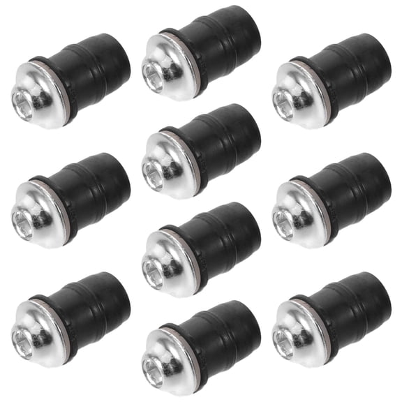 LOLIPPYY 10-Piece Motorcycle Fairing Bolt Kit with Aluminum Windshield Screws, Weather-Resistant Hardware Set for Bikes