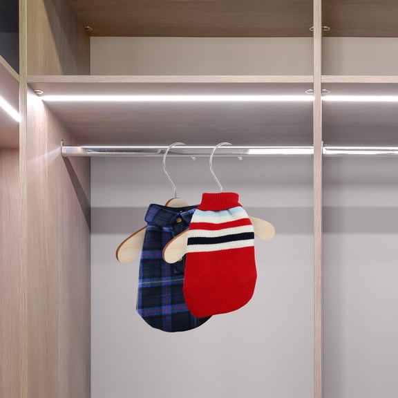 LOLIPPYY 10Pcs Multi Hook Shape Hangers for Pet Clothing with Usage Balcony