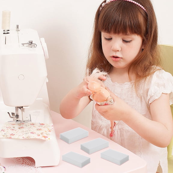 LOLIPPYY High Density White Felting Pad Sponge Blocks for and Compact Crafting Projects