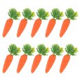 thumbnail image 1 of LOLIPPYY 10Pcs Realistic Orange Fake Carrots for Easter Festive Decor and Kitchen Prop Use, 1 of 8