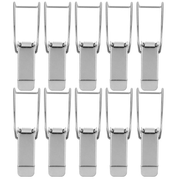 LOLIPPYY 10Pcs Light Brown Pot Buckle Kitchen Use Multi-Function Carabiners for Outdoor Camping