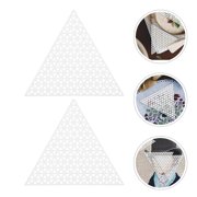 LOLIPPYY 10Pcs Plastic Mesh Canvas Sheets For Sewing Projects White Plastic Mesh Fabric And Crafting