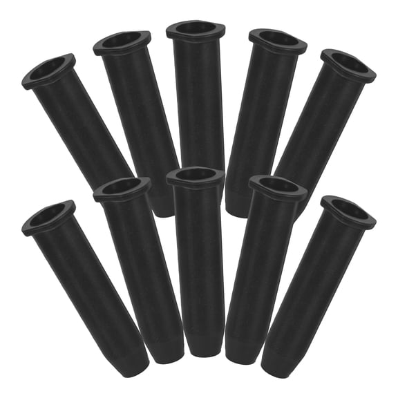LOLIPPYY 10Pcs Plastic Rectangle Flower Pot Pole for Patio Plant Box Accessories Easy Installation Grey