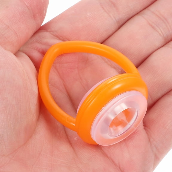LOLIPPYY 10Pcs Pool Chalk Holder Billiard Hanger Wall Mountable Orange