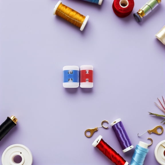 LOLIPPYY Portable Plastic Markers with Manual Knit Row Counter for Crochet and Knitting Projects