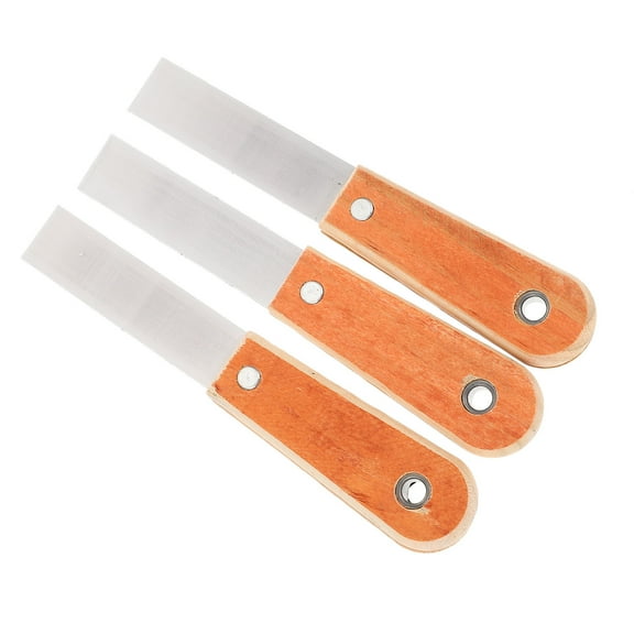 LOLIPPYY 10Pcs Practical Putty Spatula Small Metal Tool for Indoor Cleaning and Decoration