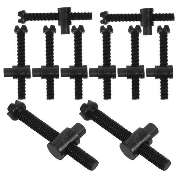LOLIPPYY Chainsaw Tensioner Screw, Black Metal, Easy Adjustment, for Chainsaw, Precision Design, 10Pcs