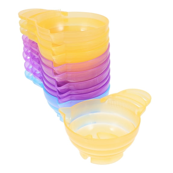 LOLIPPYY Professional Mixing Tint Bowls Stackable Design for Home Salon Use 10Pcs