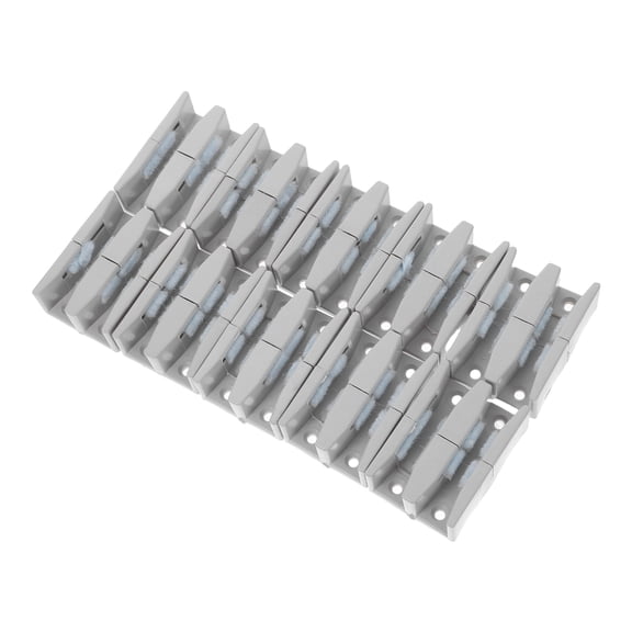 LOLIPPYY 10Pcs Shower Door Guide Track for Glass Sliding Doors Easy Installation Durable Grey