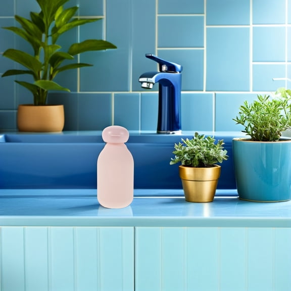 LOLIPPYY 10Pcs Shower Gel Refillable Bottles with Controlled Dispensing Leak Proof Portable Design