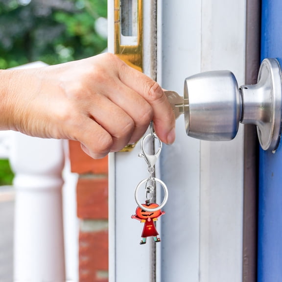 LOLIPPYY 10Pcs Silver Metal Lobster Clasps Durable Swivel Snap Hooks for Decor and Keychains